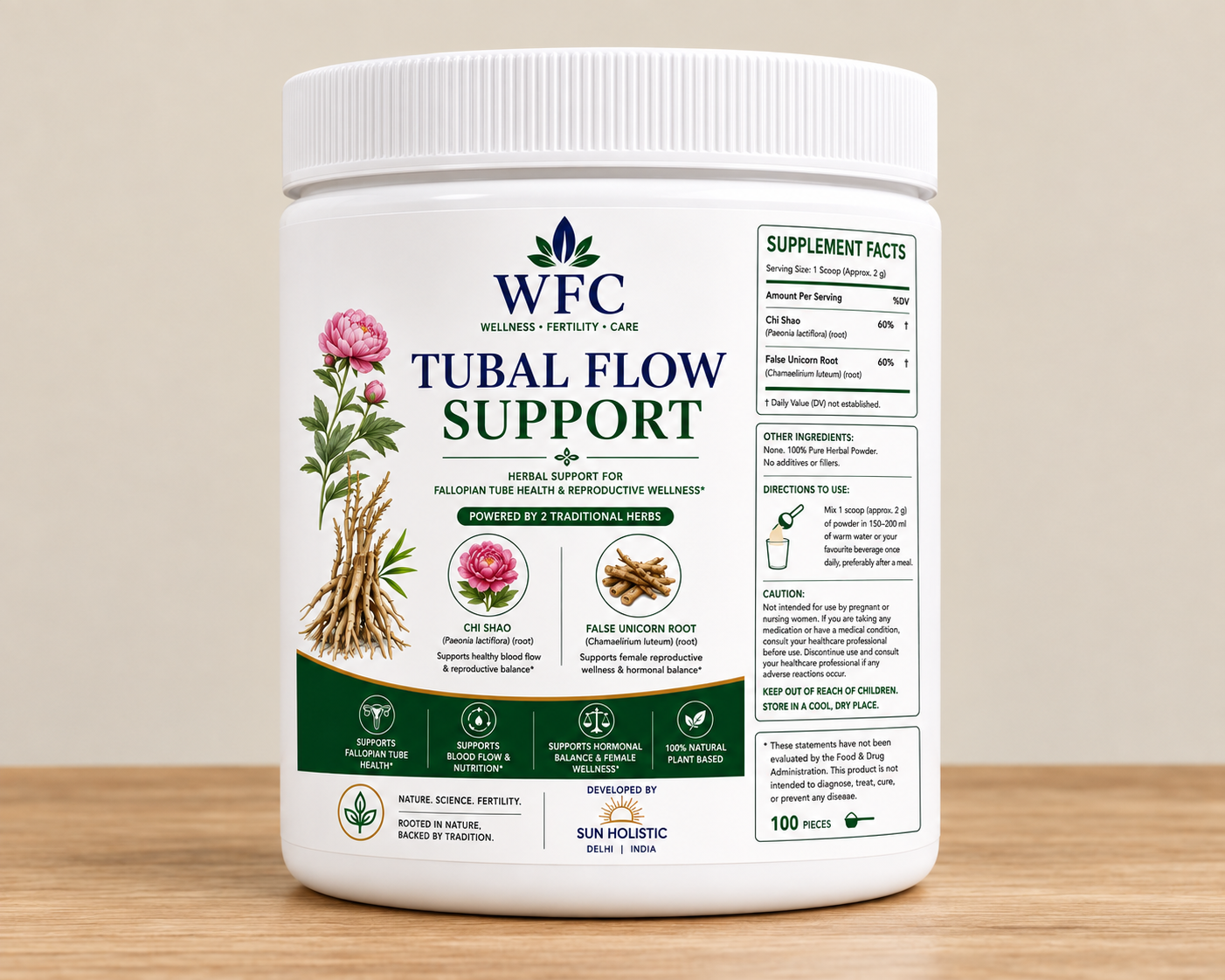 Tubal flow support 